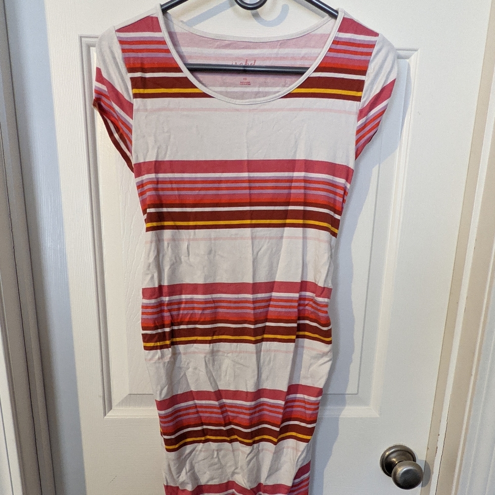 Maternity striped dress